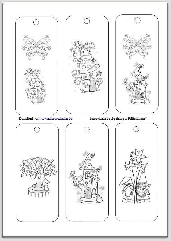 Bonusmaterial zu allen Büchern aus dem Dorf PFIFFERLINGEN